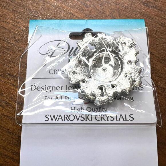 Assorted Jewelry Making Brooch Pins and Pendant Spacers with Swarovski Crystals - Picture 11 of 16